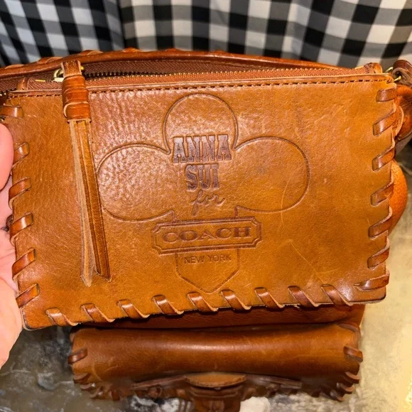 Anna Sui for Coach ULTRA RARE Fleur De Lis Duffle Sac 2012 1/135 Made - Picture 12 of 15